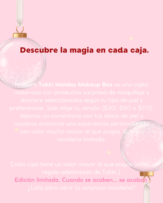 Tokki Holiday Makeup Box – Edición Navideña Misteriosa