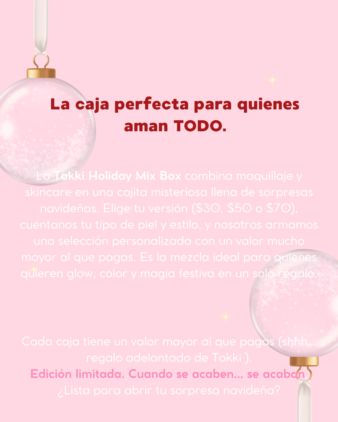 Tokki Holiday Mix Box – Edición Navideña Misteriosa