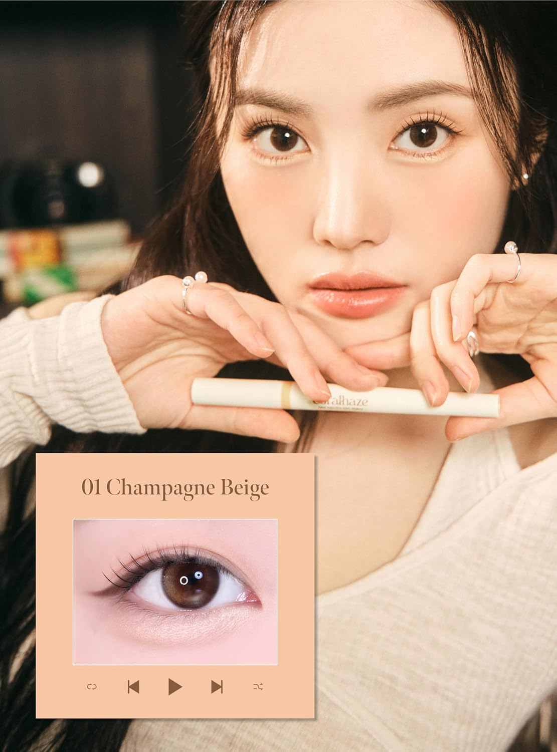 Coralhaze Idol Aegyo Sal Maker - 01 Champagne Beige
