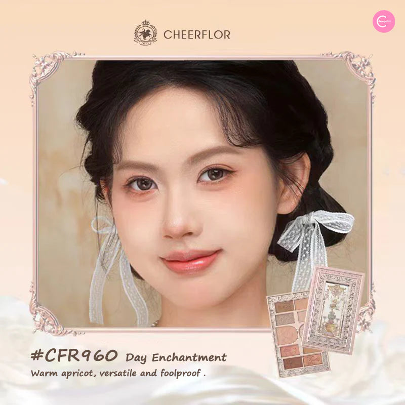 Cheerflor – Love & Romantic Ten-Color Framed Eyeshadow Palette