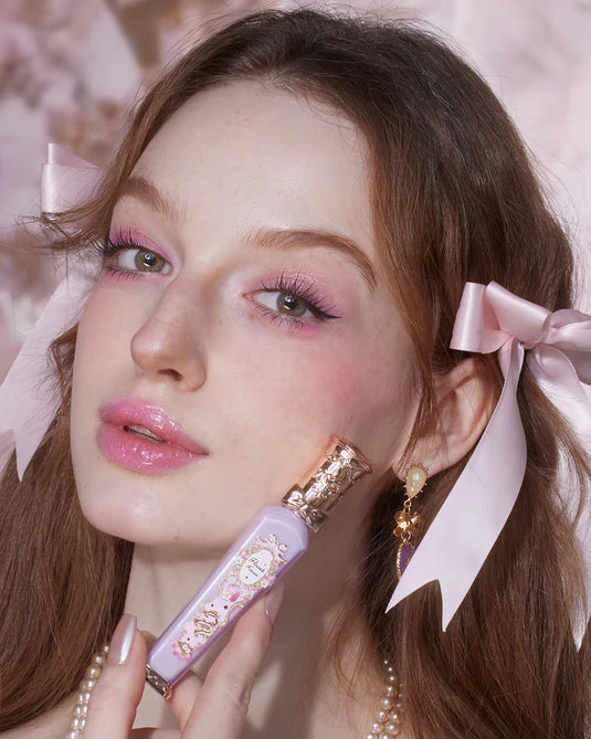 Flower Knows – Violet Strawberry Rococo Glowy Lip Gloss