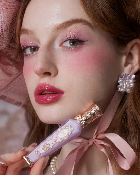 Flower Knows – Violet Strawberry Rococo Glowy Lip Gloss