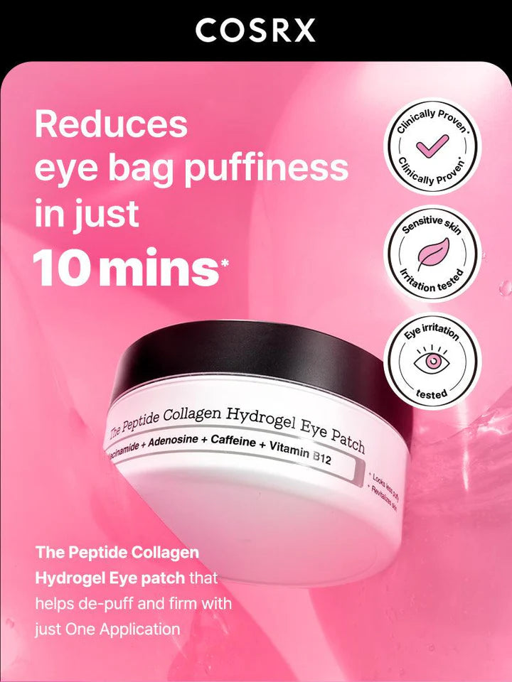 COSRX – The Peptide Collagen Hydrogel Eye Patch (60 Patches)