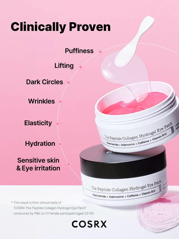 COSRX – The Peptide Collagen Hydrogel Eye Patch (60 Patches)