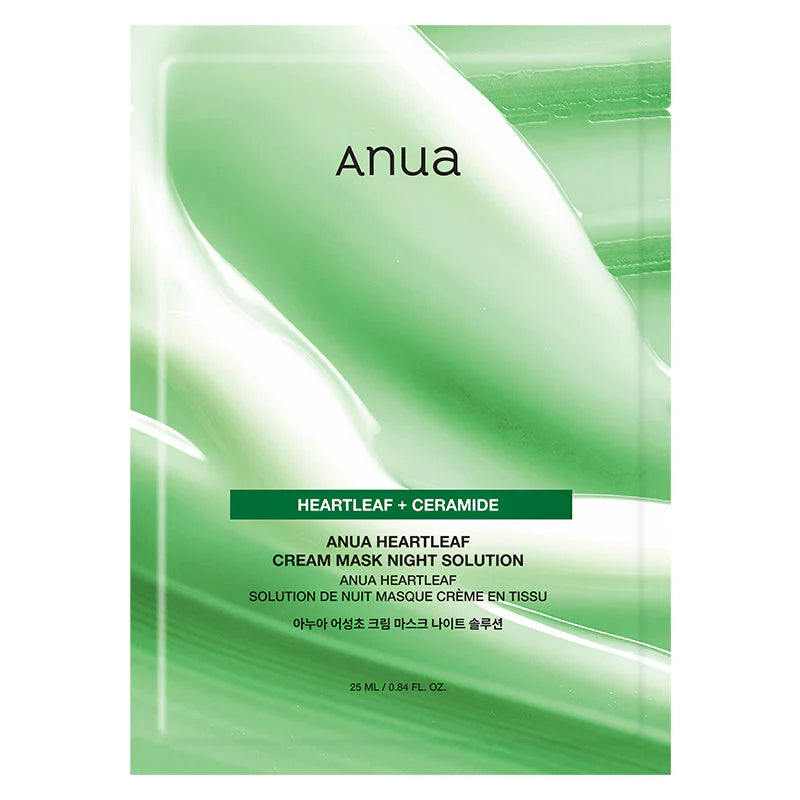 Anua – Heartleaf Ceramide Cream Mask Night Solution