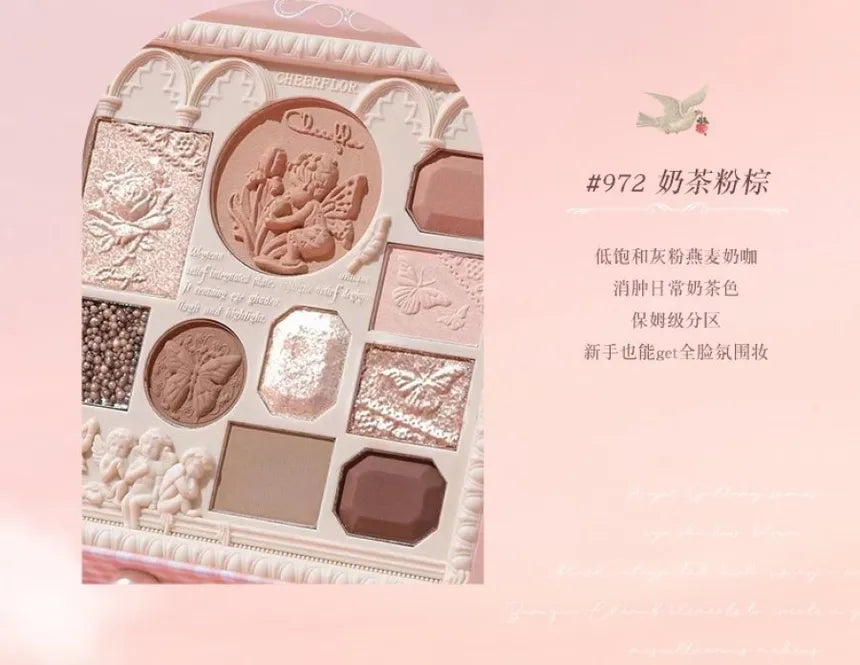CHEERFLOR – Angel Embossed Eyeshadow Palette
