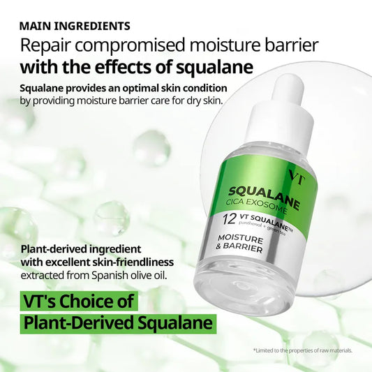 VT – Squalane Cica Exosome Ampoule (30 ml)