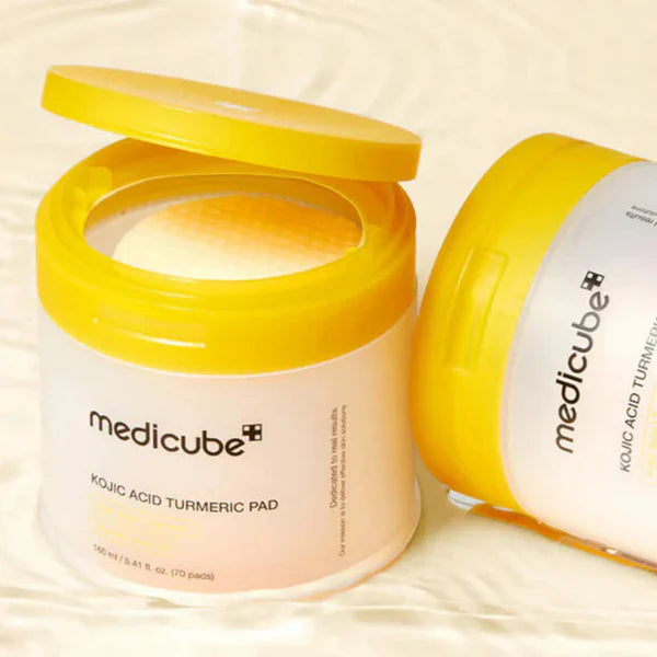 Medicube Kojic Acid Turmeric Vita Brightening Pad (70 unidades)