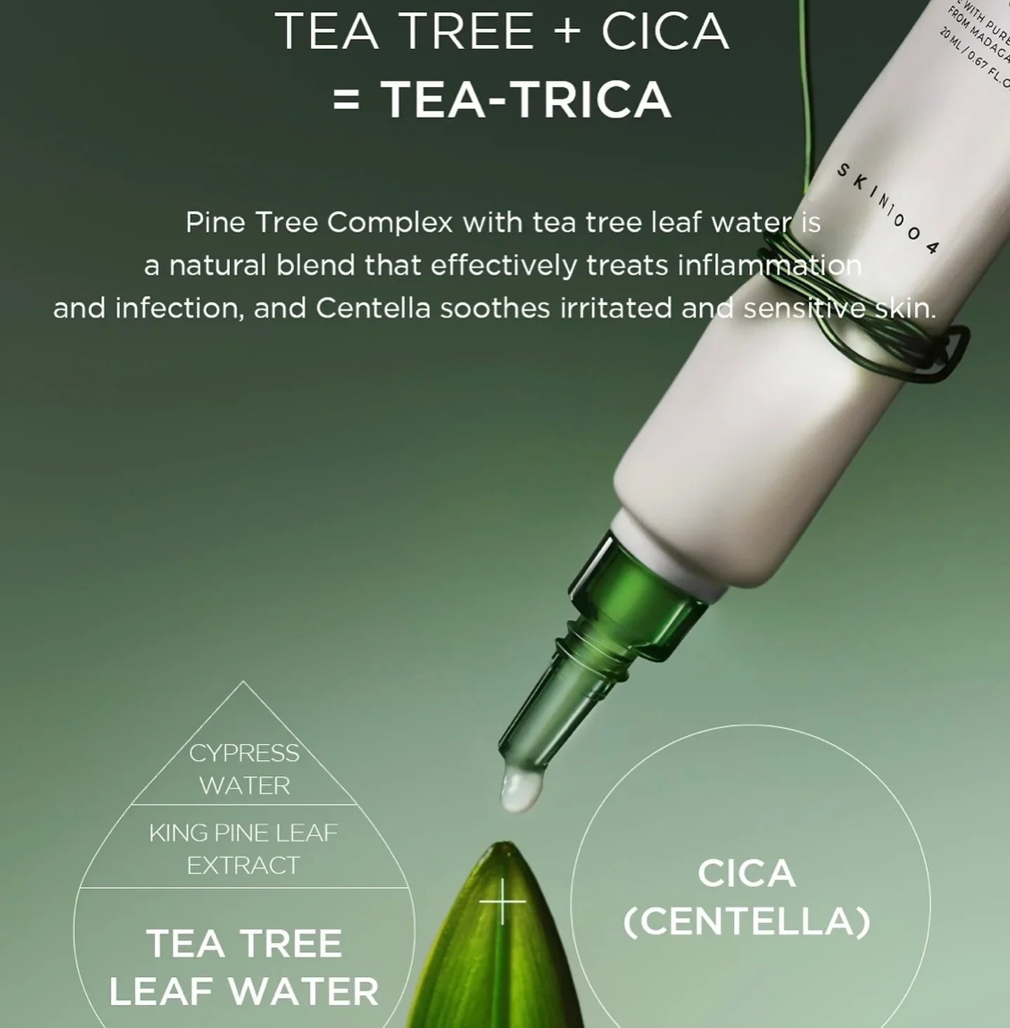 SKIN1004 Madagascar Centella Tea-Trica Spot Cream (20ml)