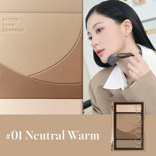 Rom&nd – Better Than Contour Palette 01 Neutral Warm