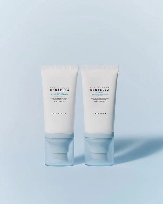 Skin1004 Hyalu-Cica Water-Fit Sun Serum SPF50+ PA++++ – Twin Pack (2 × 50 ml)