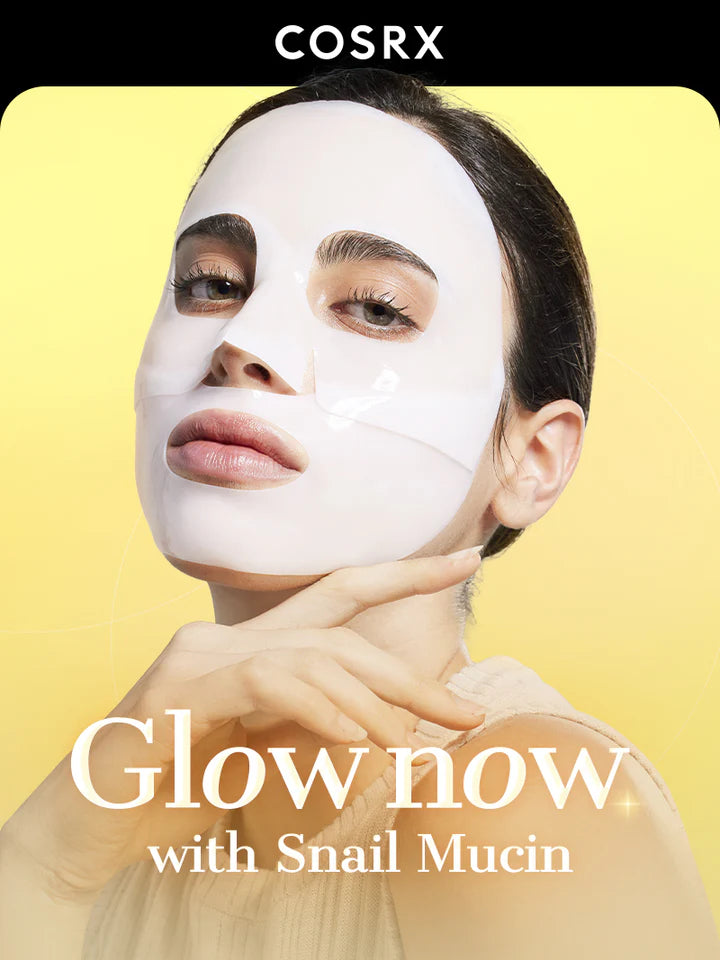 COSRX – Advanced Snail Mucin Glass Glow Hydrogel Mask (3EA)
