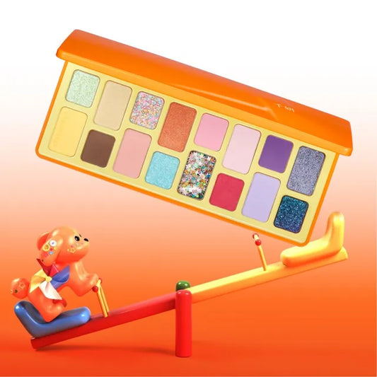 Cheeryep 16-Color Eye Shadow Palette - Sparkle