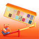 Cheeryep 16-Color Eye Shadow Palette - Sparkle