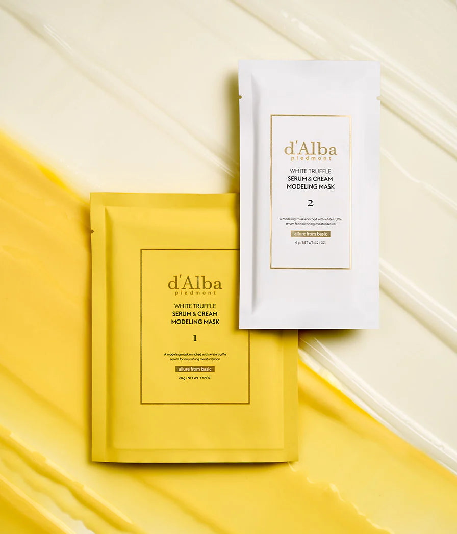 d'Alba White Truffle Serum & Cream Modeling Mask – 66 g