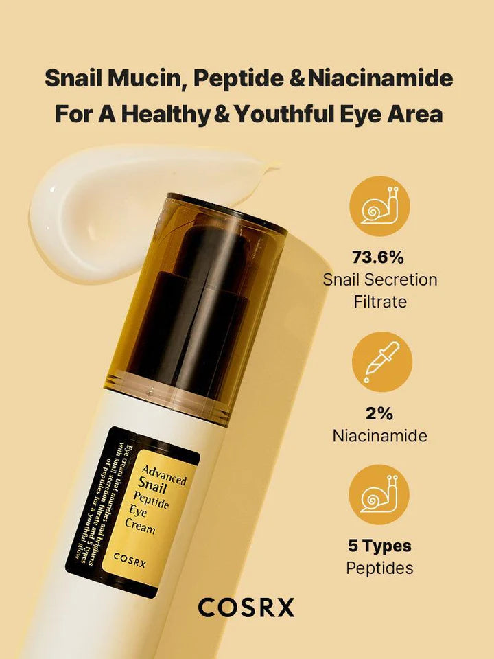 COSRX – Advanced Snail Peptide Eye Cream