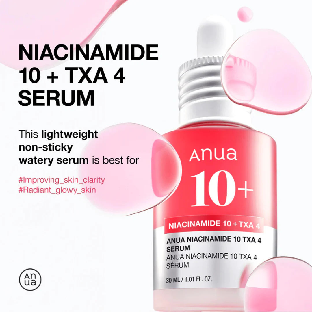 Anua Niacinamide 10% + TXA 4% Dark Spot Correcting Serum – 30 ml