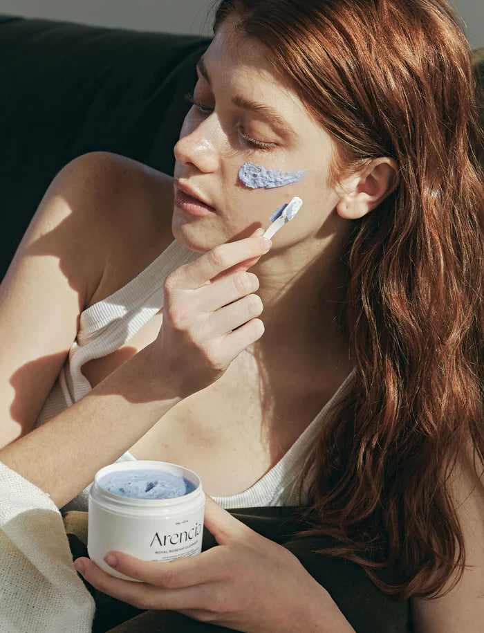 Arencia – Fresh Blue Hyssop Rice Mochi Cleanser 100g
