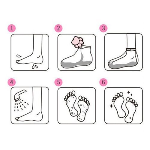 Esfolio Foot & Heel Peeling Mask – 1 par (20 ml)
