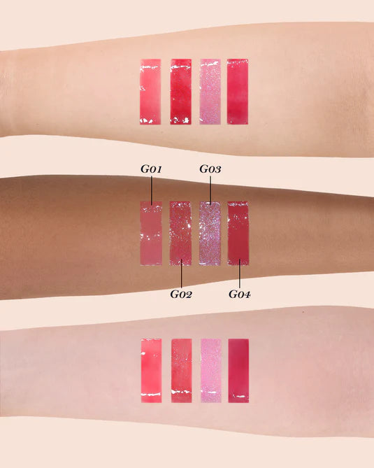 Flower Knows – Violet Strawberry Rococo Glowy Lip Gloss