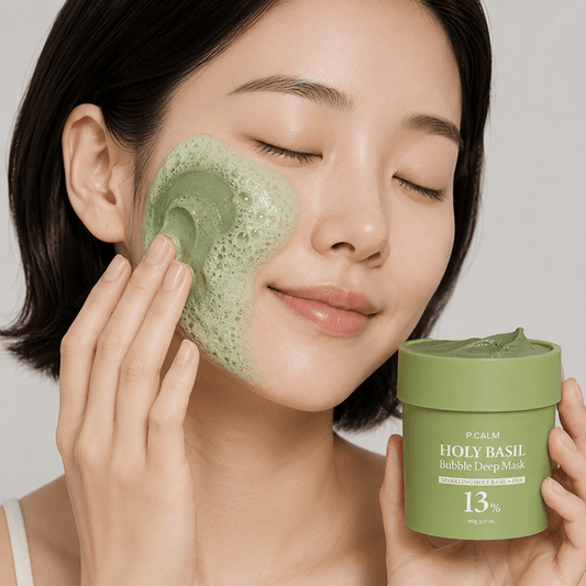 [P.CALM] Holy Basil Bubble Deep Mask (90g)
