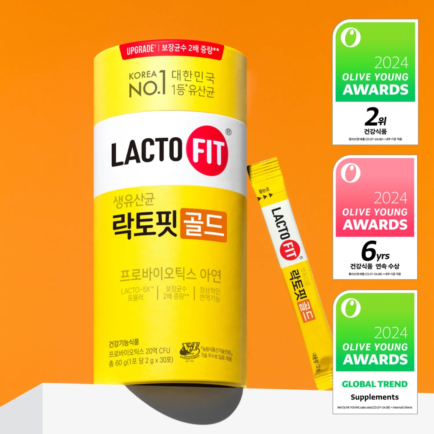 Lacto-Fit – Probiotics Gold (30 Sticks)