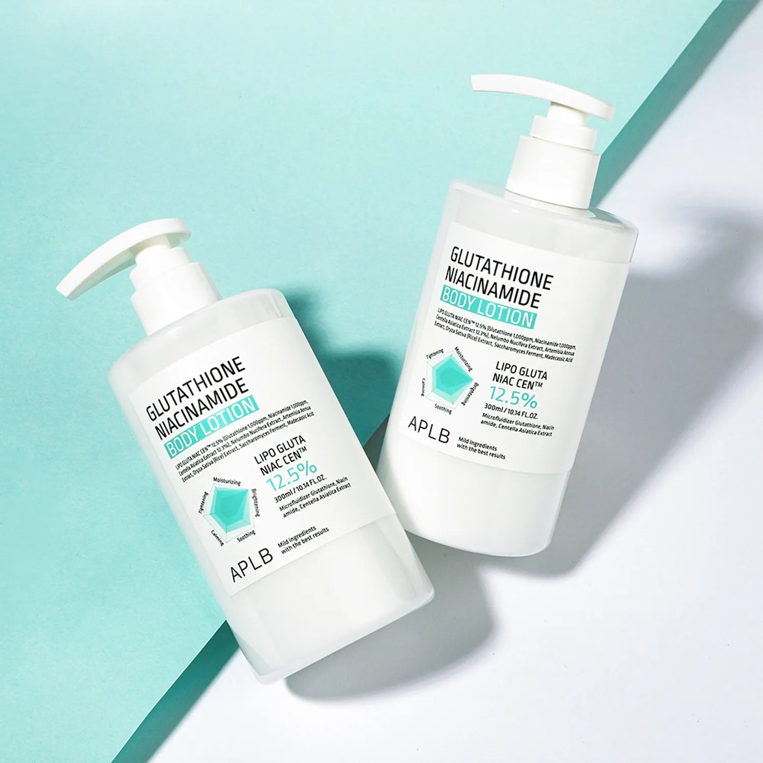 APLB Duo Corporal – Body Wash + Body Lotion (Glutathione & Niacinamide)