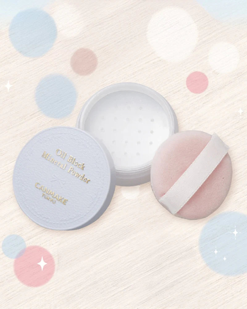 [Canmake] Oil Block Mineral Powder - C01 Fluffy Mint (3g)