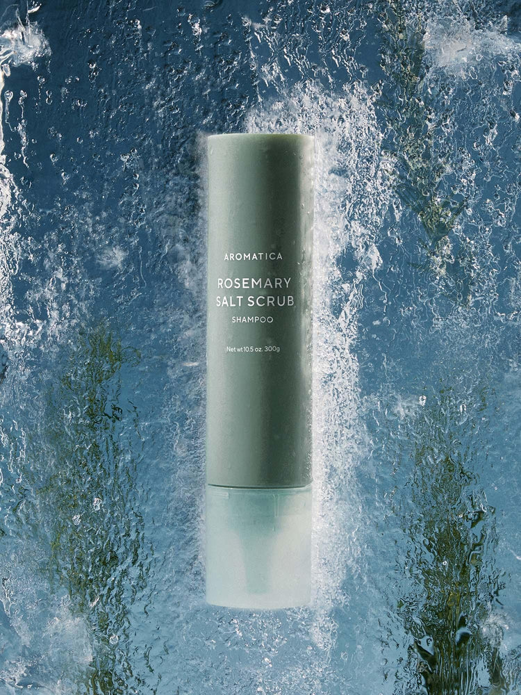 Aromatica - Rosemary Salt Scrub Shampoo (300g)