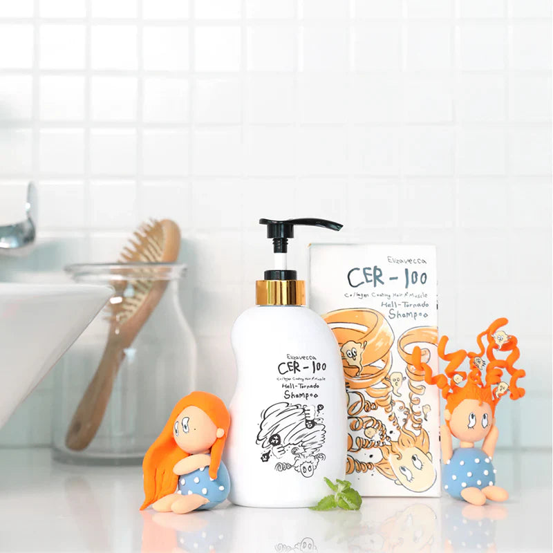 Elizavecca CER-100 Collagen Coating Hair Muscle HELLTORNADO Shampoo