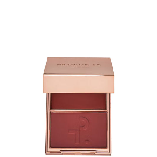 PATRICK TA – Major Headlines Double-Take Cream and Powder Blush Duo "She knows who she is"
