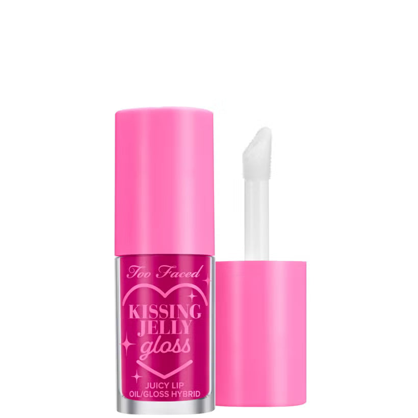 Too Faced – Kissing Jelly Gloss en tono Raspberry 4.5 ml
