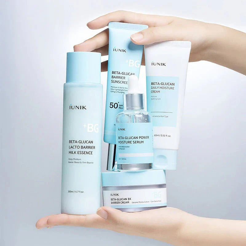 [iUNIK] Beta-Glucan Barrier & Deep Moisture Trio