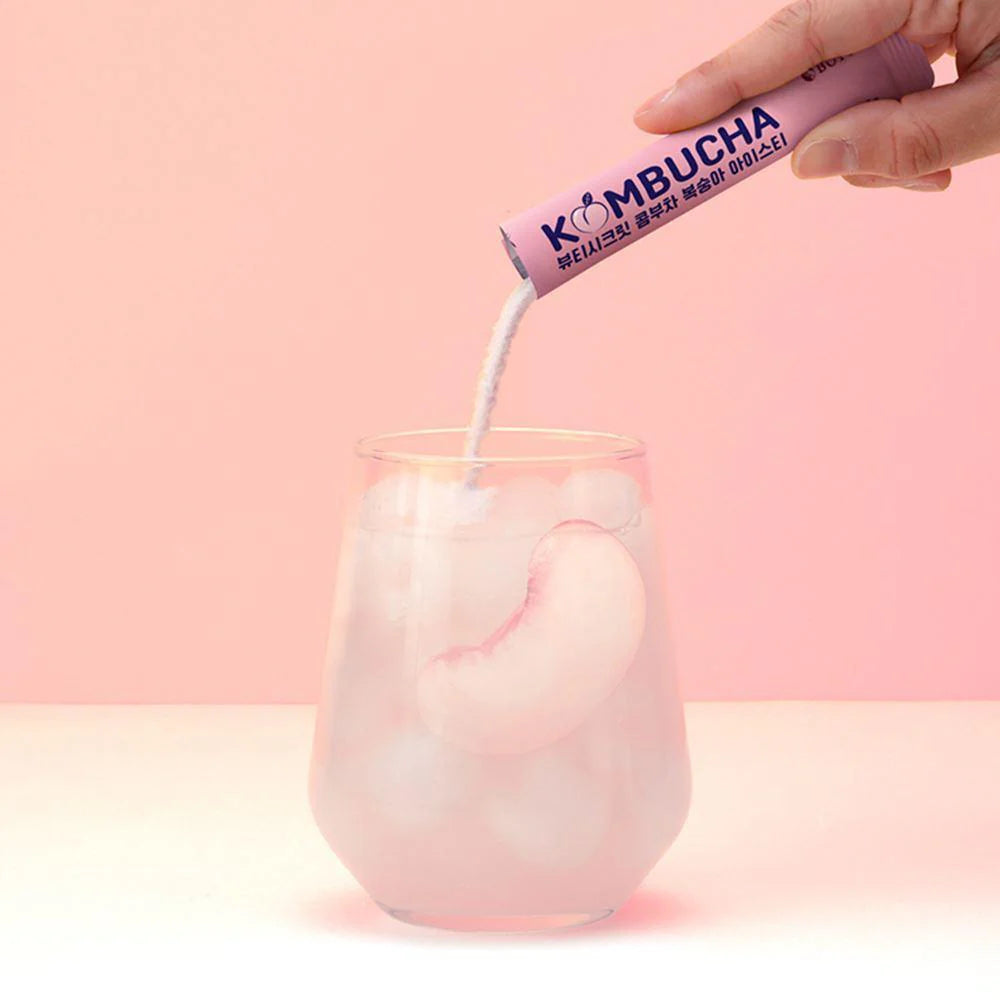 Beauty Secret Kombucha Peach Ice Tea – 5g x 30 sticks