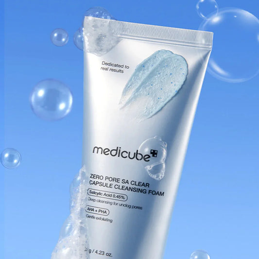Medicube Zero Pore SA Clear Capsule Cleansing Foam (120g)