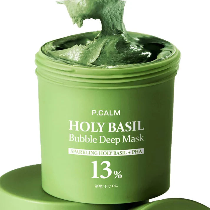 [P.CALM] Holy Basil Bubble Deep Mask (90g)