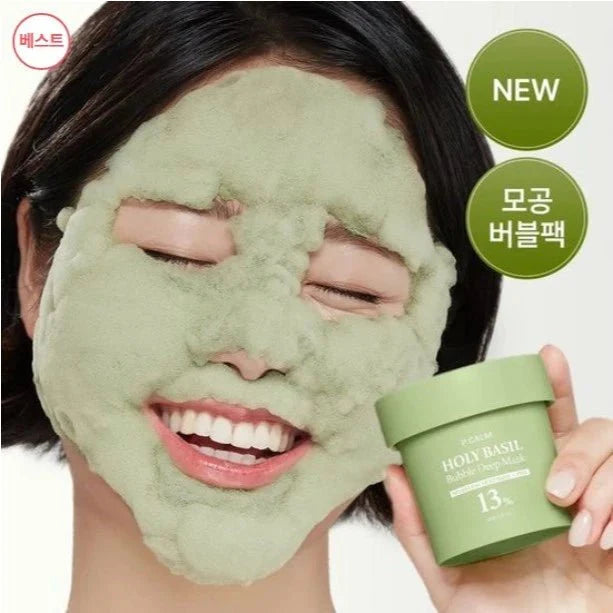 [P.CALM] Holy Basil Bubble Deep Mask (90g)