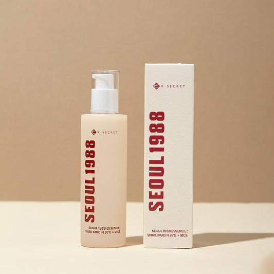 K-Secret Seoul 1988 Essence Snail Mucin 97% + Rice – 100 ml