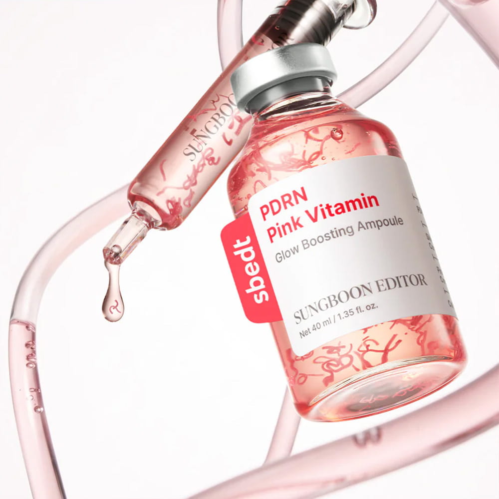 SUNGBOON EDITOR – PDRN Pink Vitamin Glow Boosting Ampoule (40 ml)