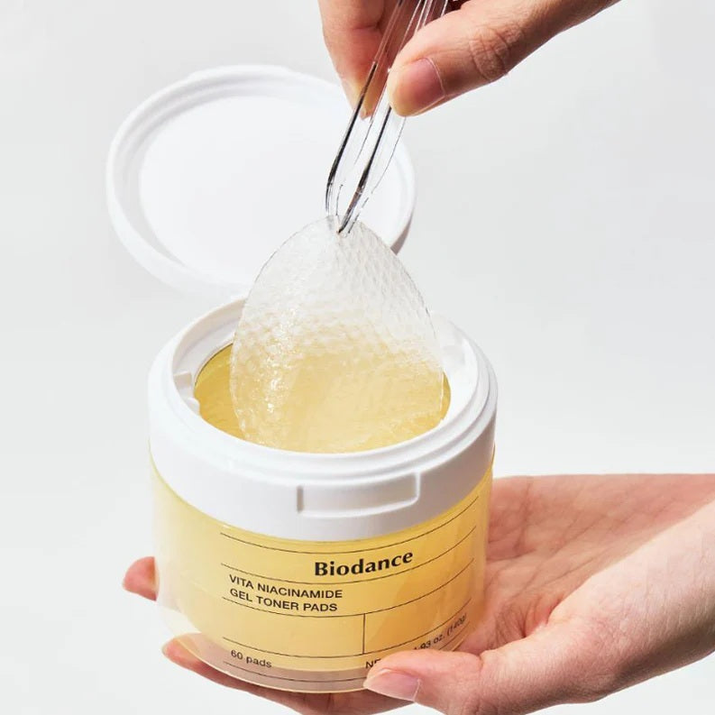 Biodance Vita Niacinamide Gel Toner Pads – 60 pads