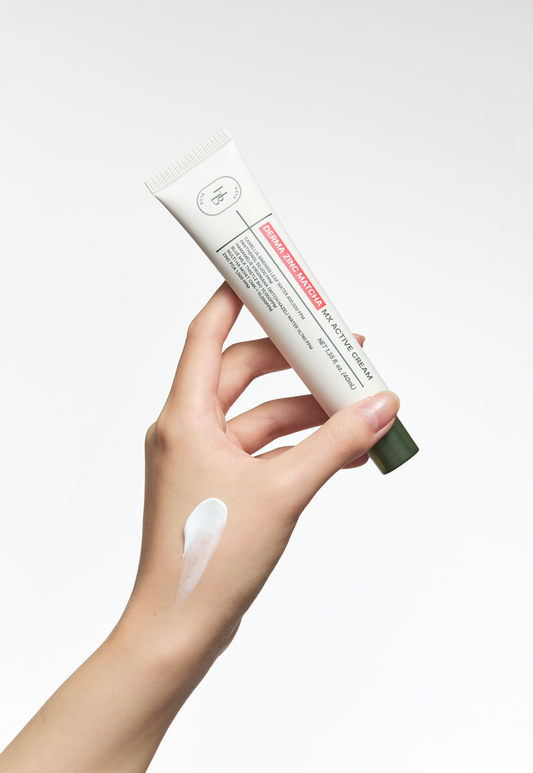 HEVE BLUE – Derma Zinc Matcha MX Active Cream (40 ml)