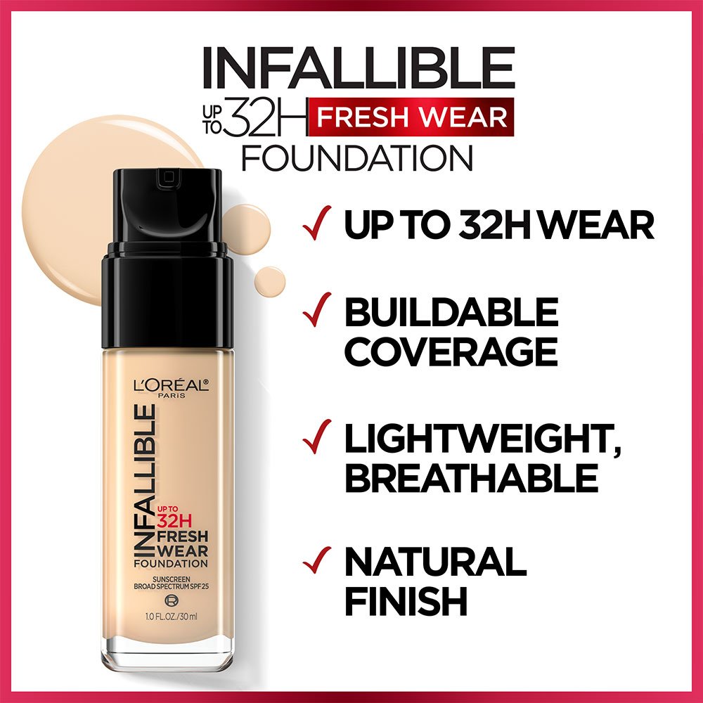 L’Oréal Paris Infallible 32H Fresh Wear con Vitamina C (30ml)