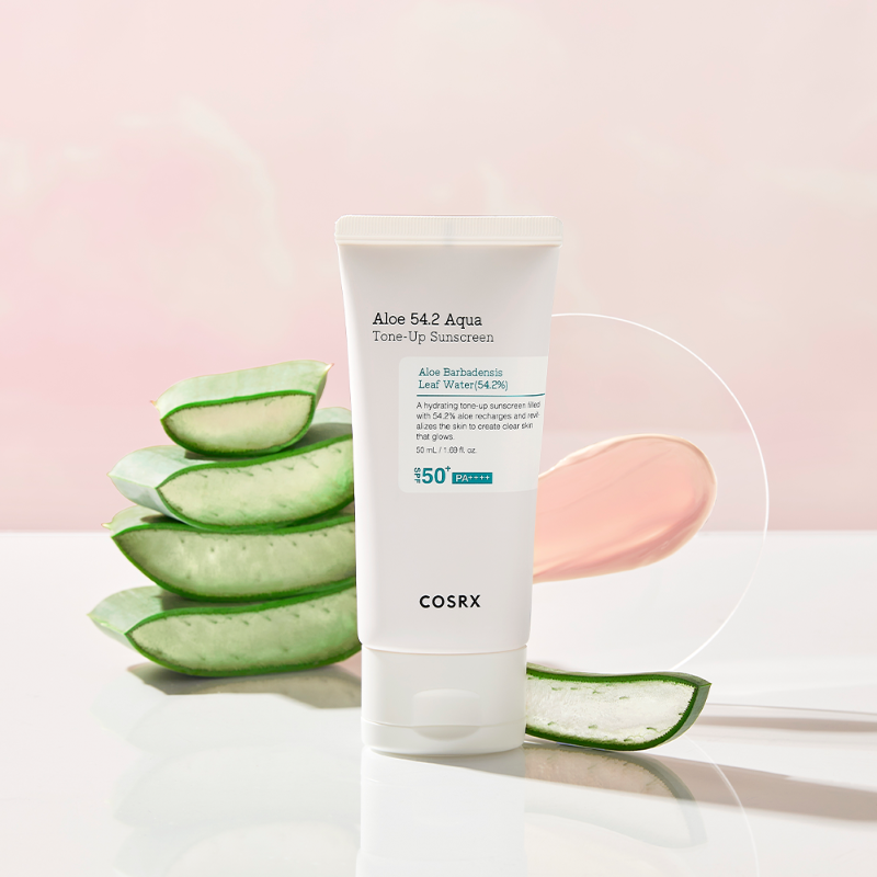 COSRX Aloe 54.2 Aqua Tone-Up Sunscreen SPF 50+ PA++++ – 50 ml
