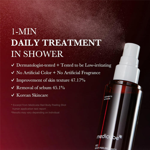 Medicube Red Body Peeling Shot – Spray Exfoliante Corporal
