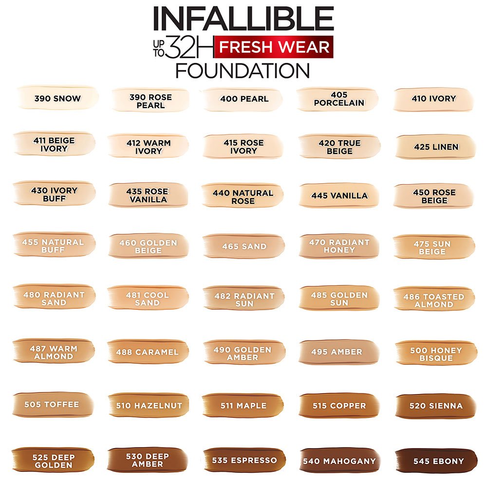 L’Oréal Paris Infallible 32H Fresh Wear con Vitamina C (30ml)