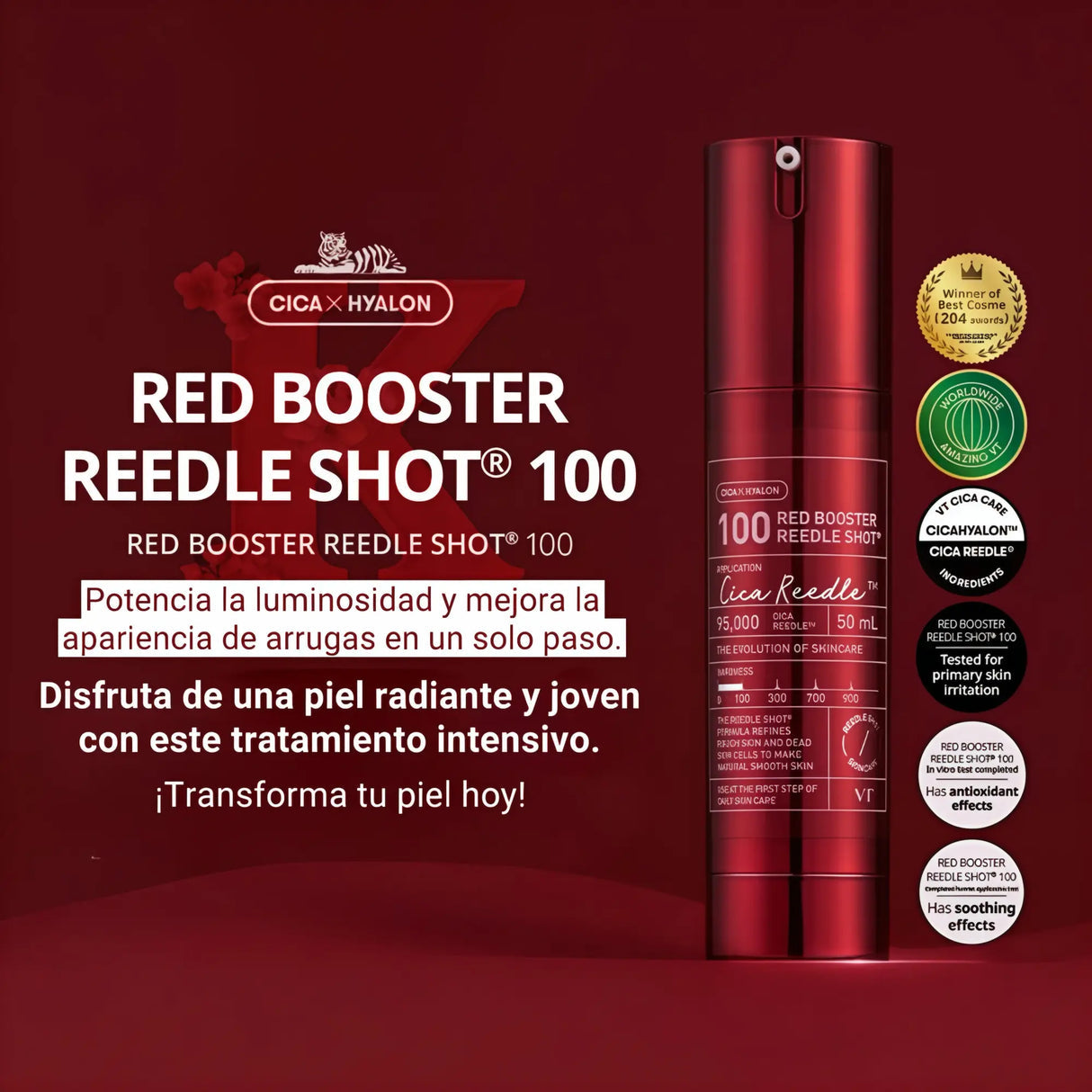 VT Red Booster Reedle Shot 100 (50 ml)