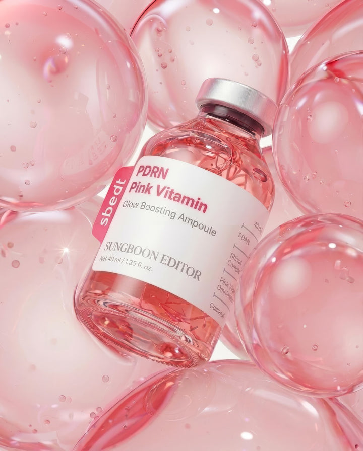 SUNGBOON EDITOR – PDRN Pink Vitamin Glow Boosting Ampoule (40 ml)